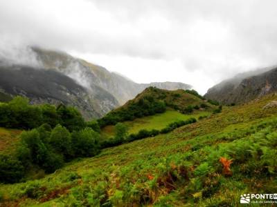 Corazón de Picos de Europa;sierras subbeticas sendero rio borosa sinonimo de montaña valles de los